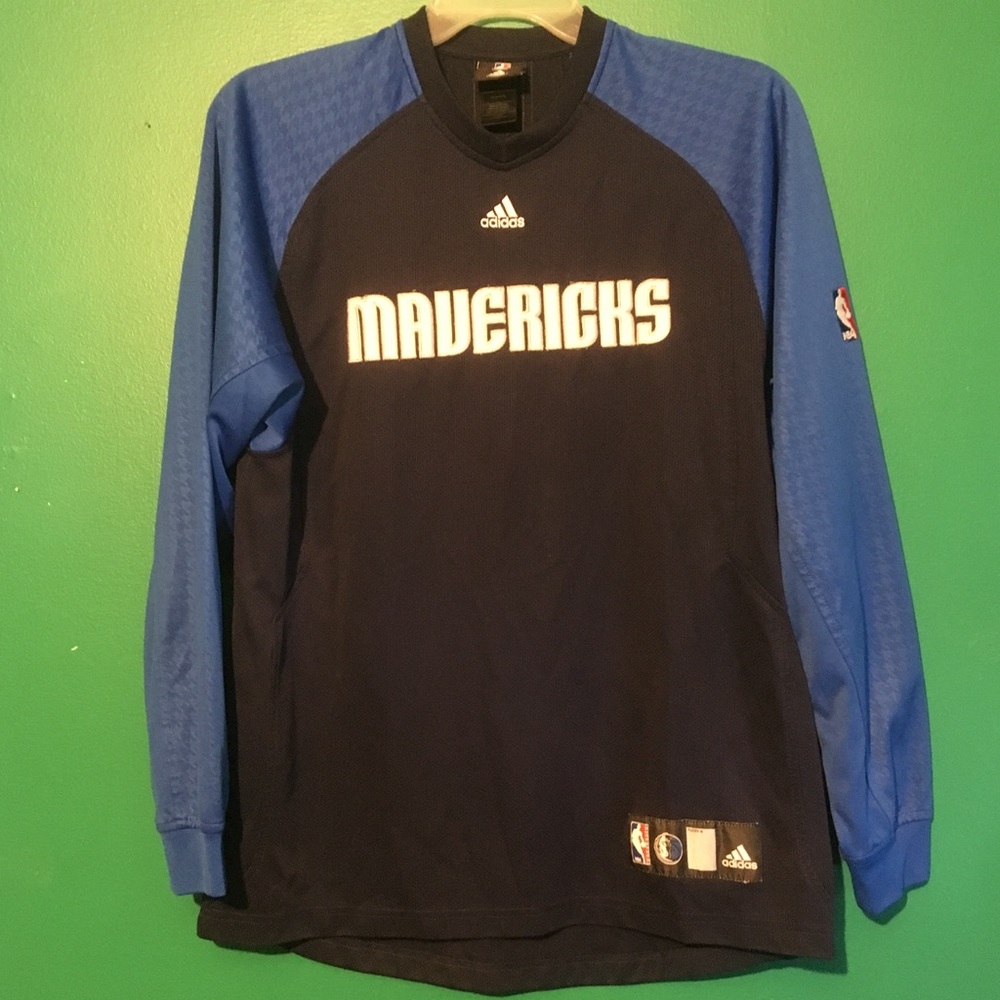 Adidas Dallas Mavericks Warm Up Jersey Sweater